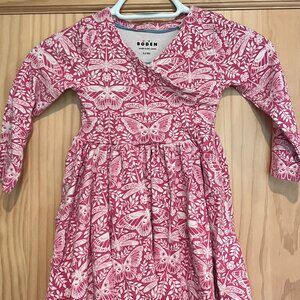 Cross-Front Jersey Dress